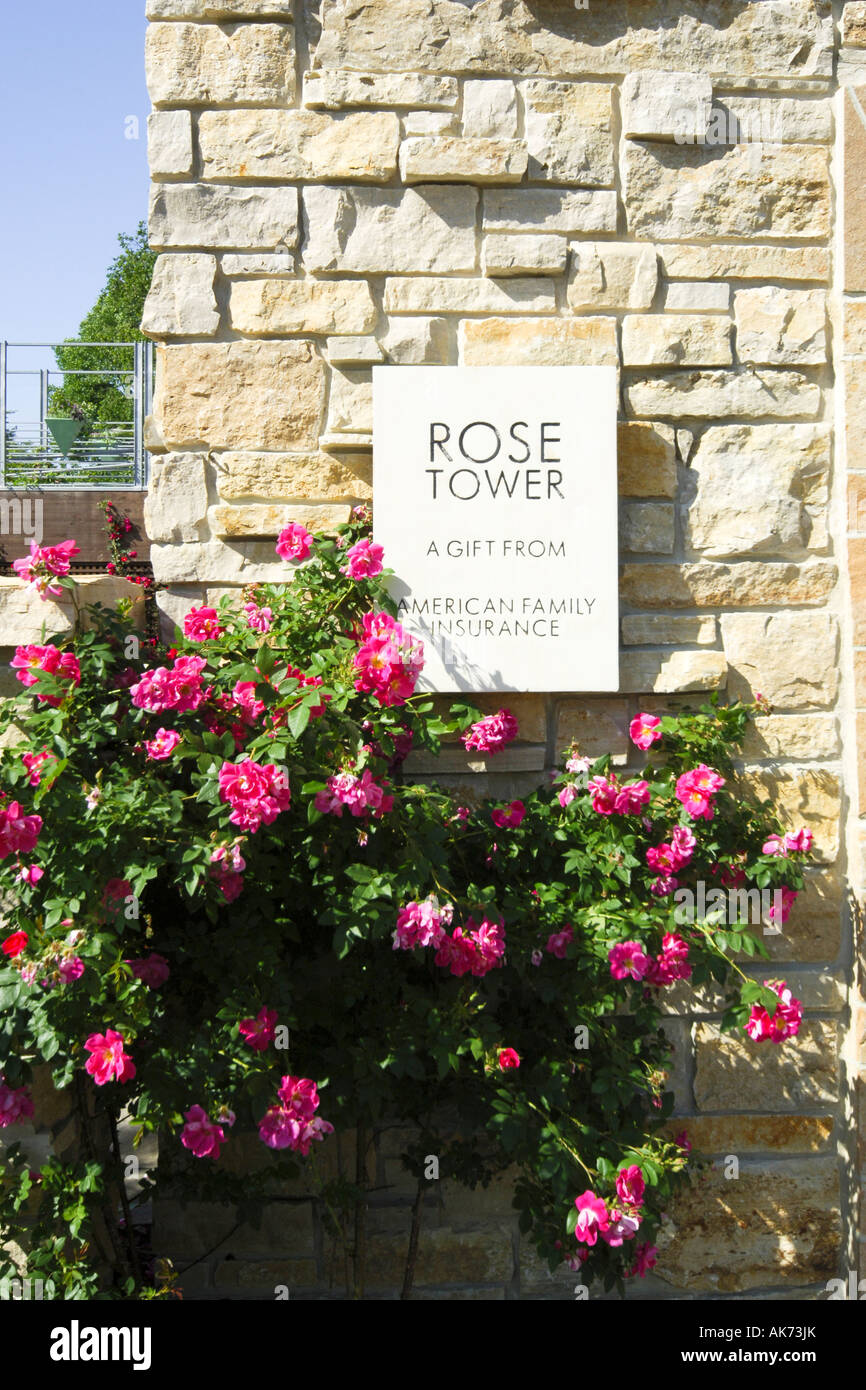 Rose Tower In Olbrich Botanical Gardens Madison Wisconsin Wi Stock