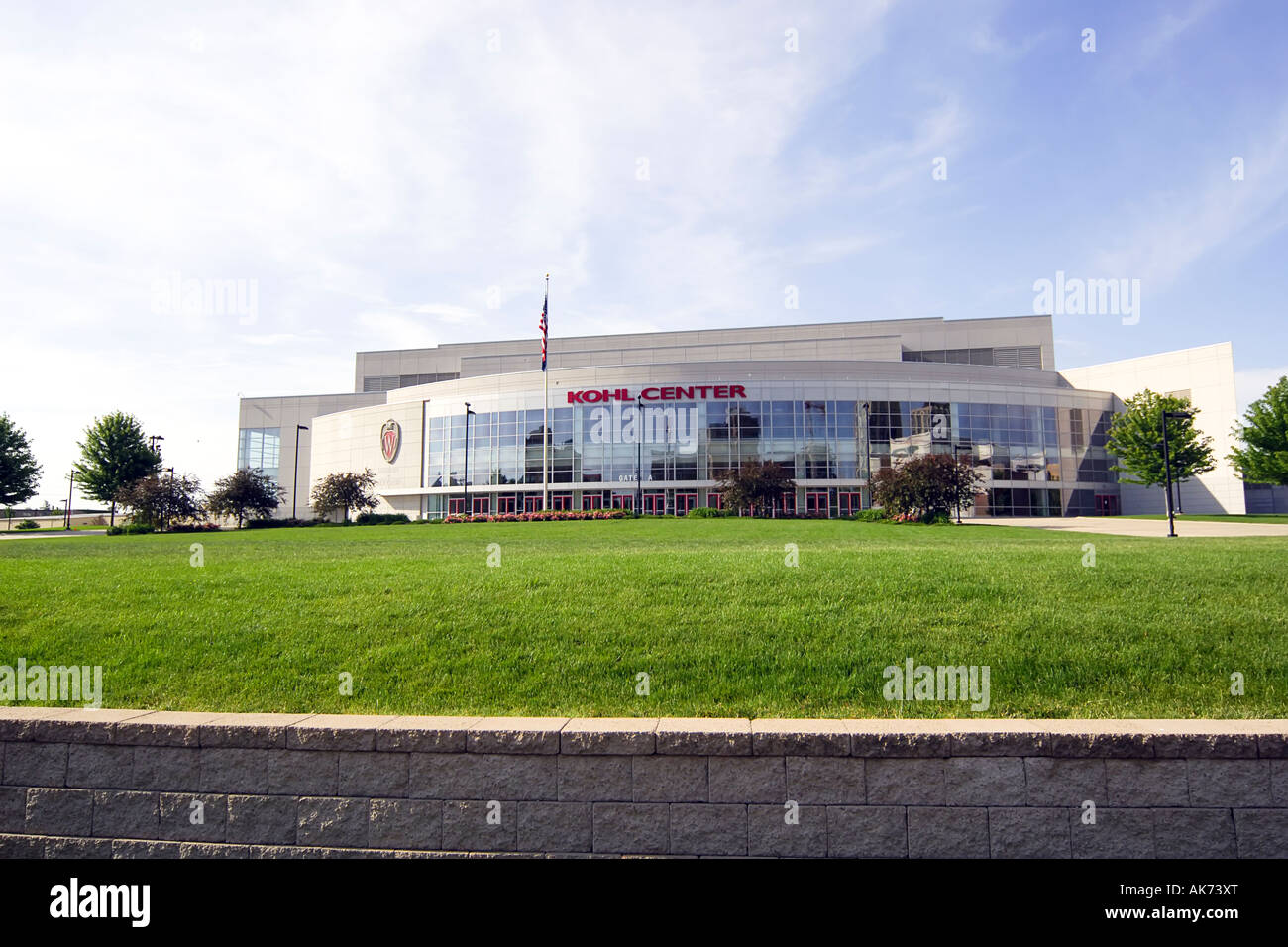The Kohl Center on the University of Wisconsin Madison campus WI Stock