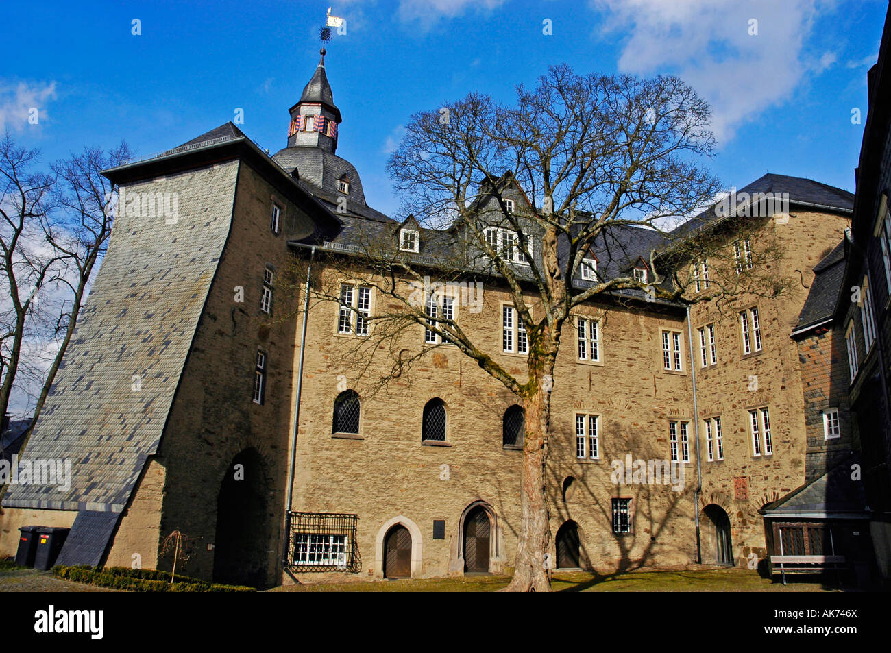 Upper Castle / Siegen Stock Photo