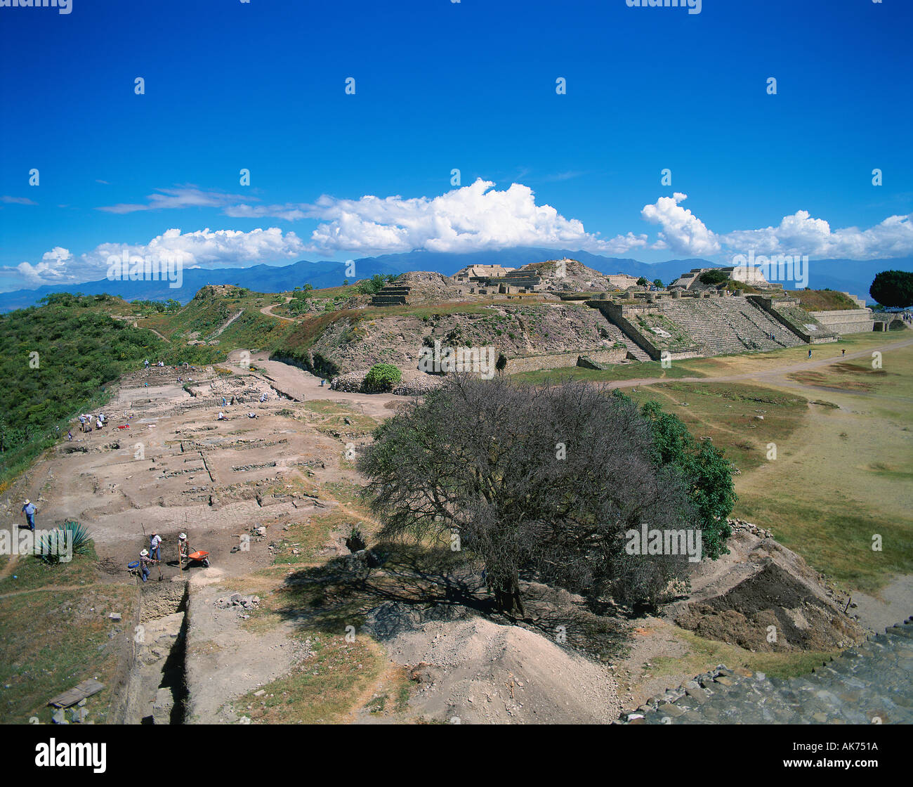 Mt Alban Oaxaca Mexico Stock Photo - Alamy