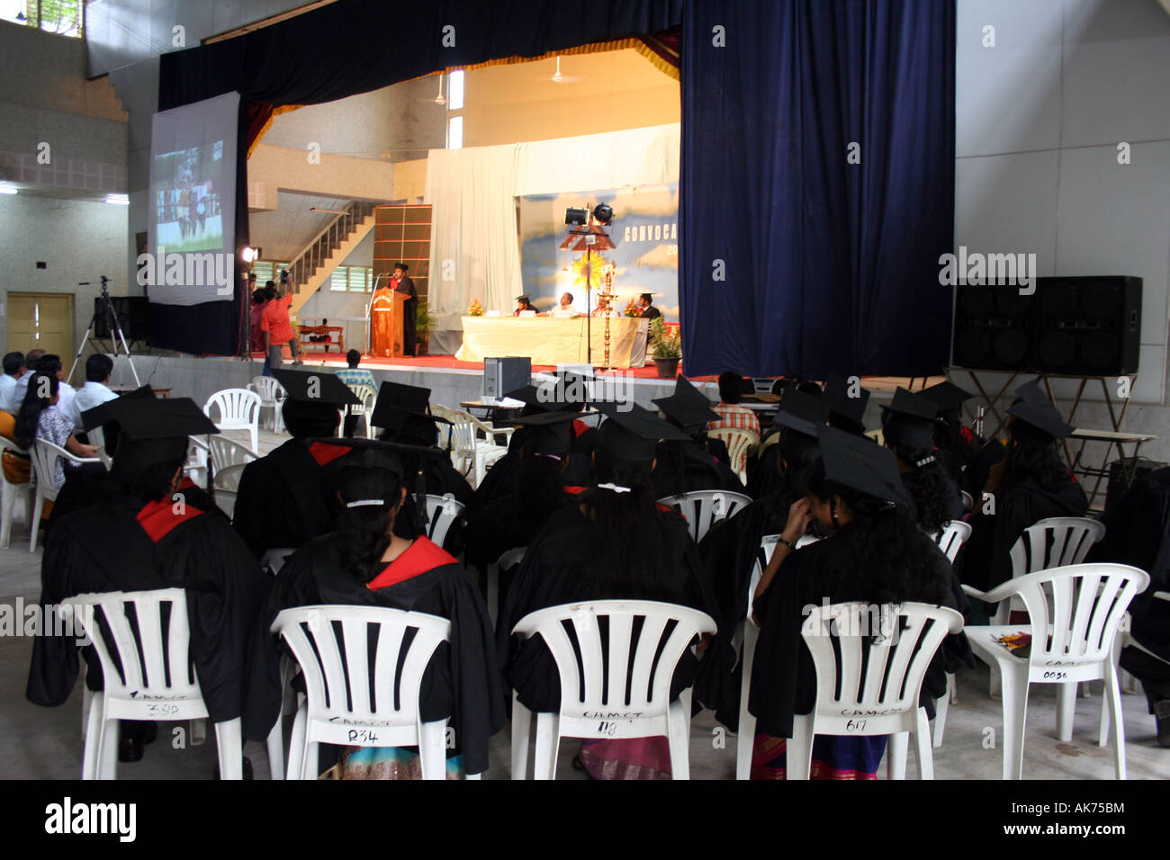 Medical students at their convocation ceremony, India Stock Photo Alamy