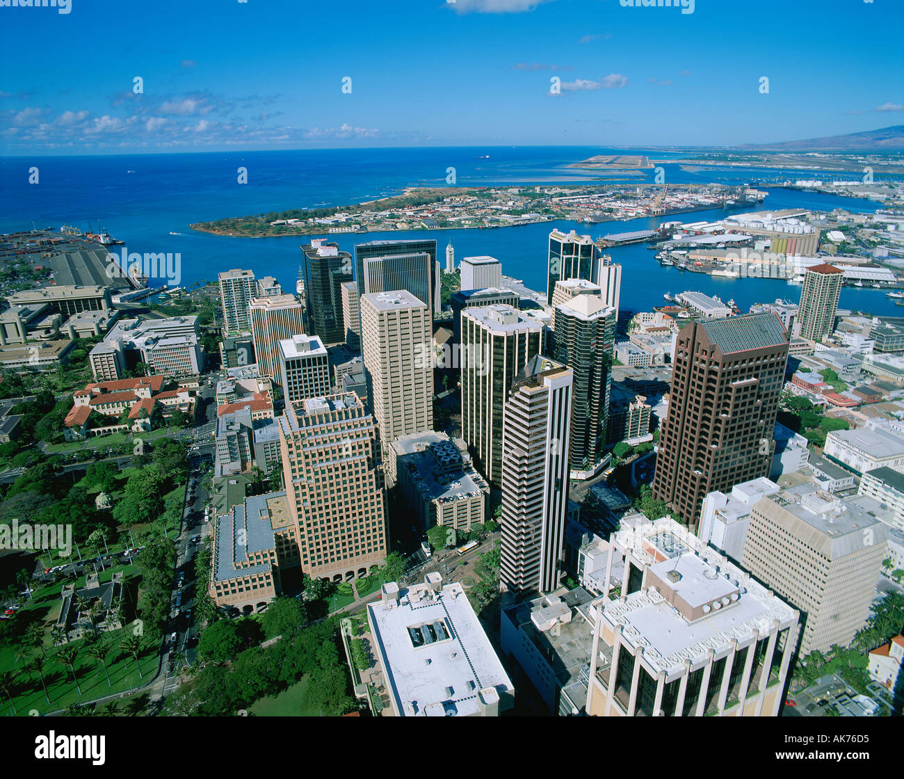 Downtown Honolulu Oahu Hawaii Stock Photo - Alamy