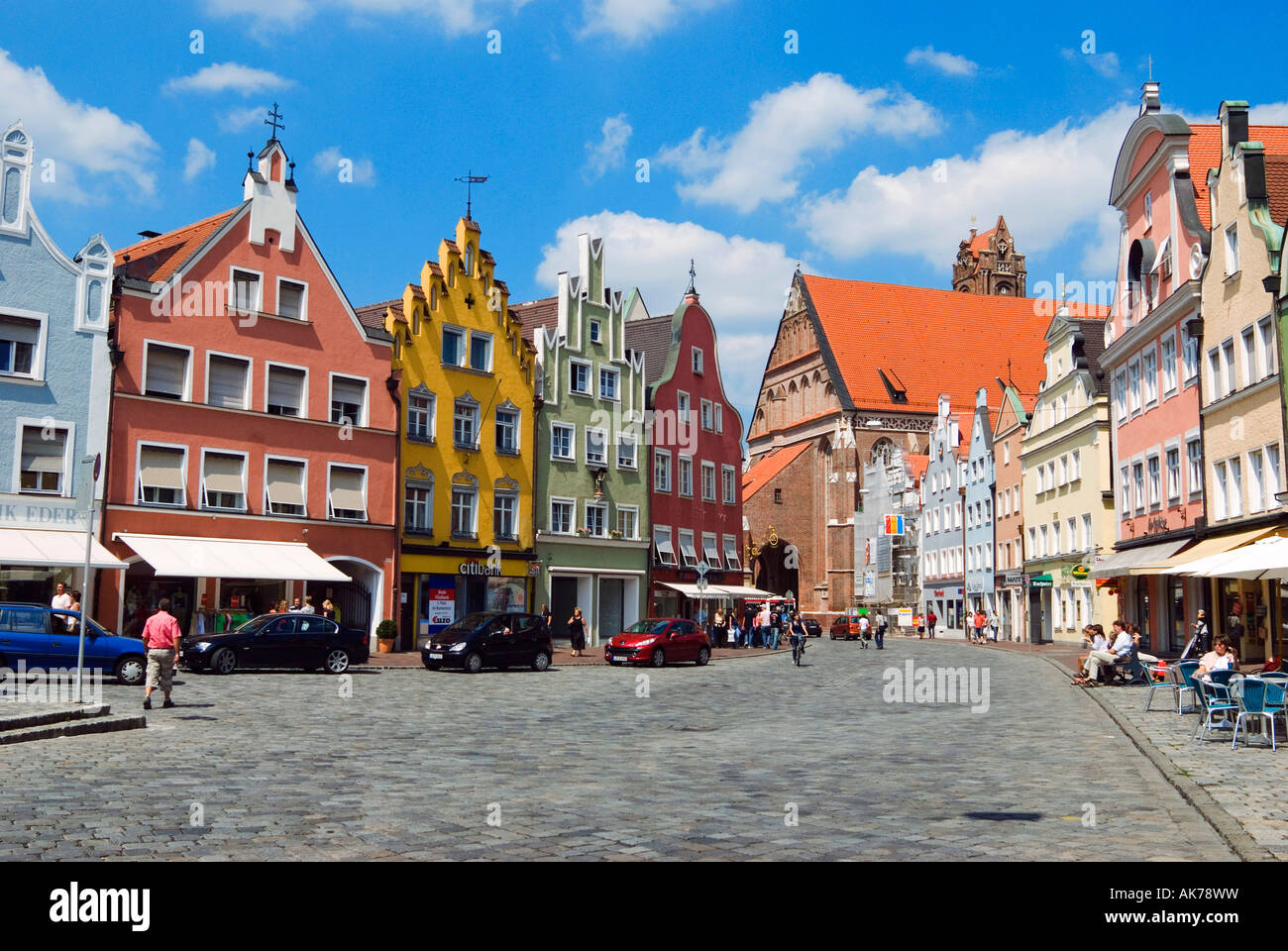 Old town / Landshut Stock Photo - Alamy