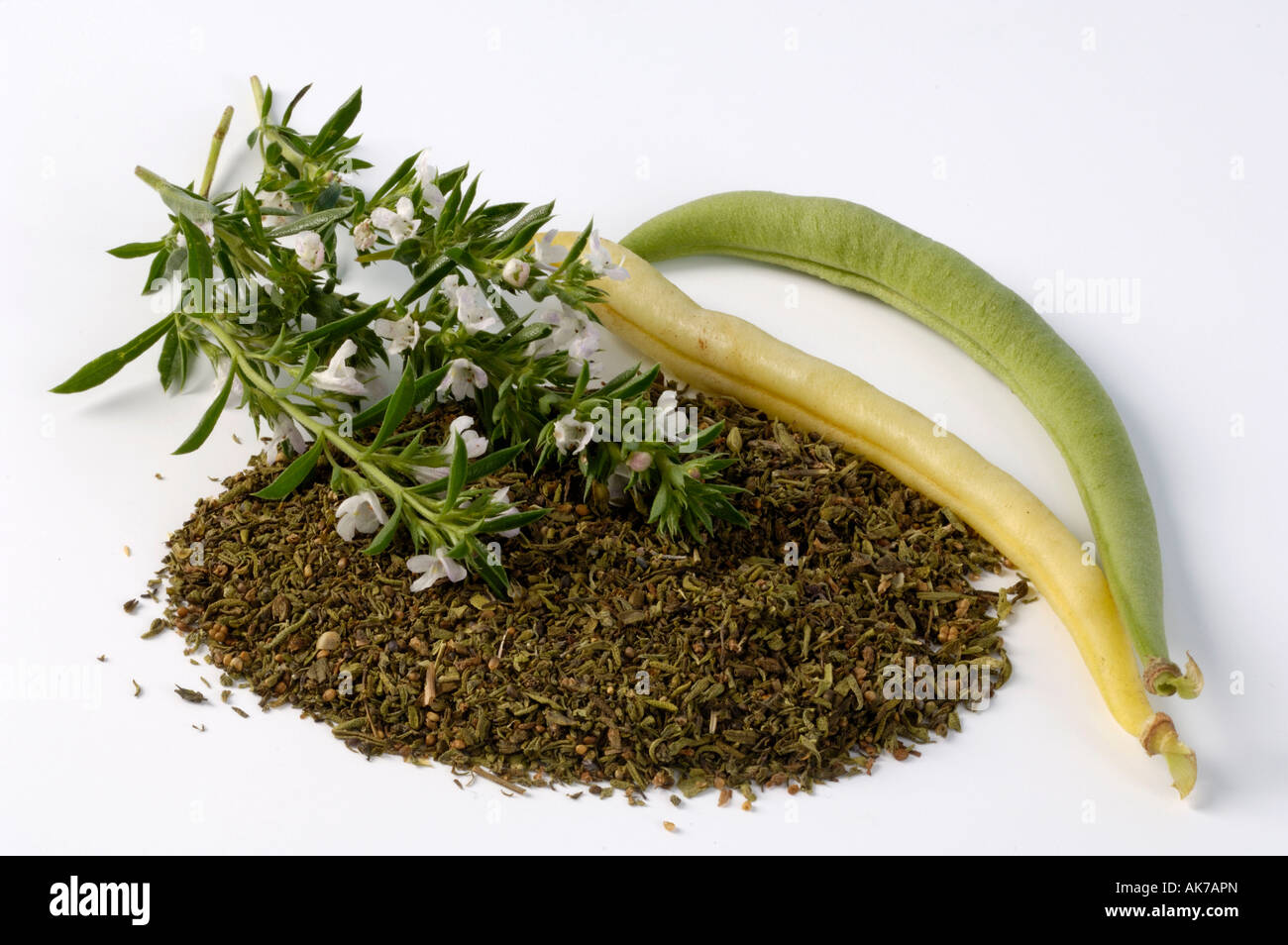Winter Savory Stock Photo