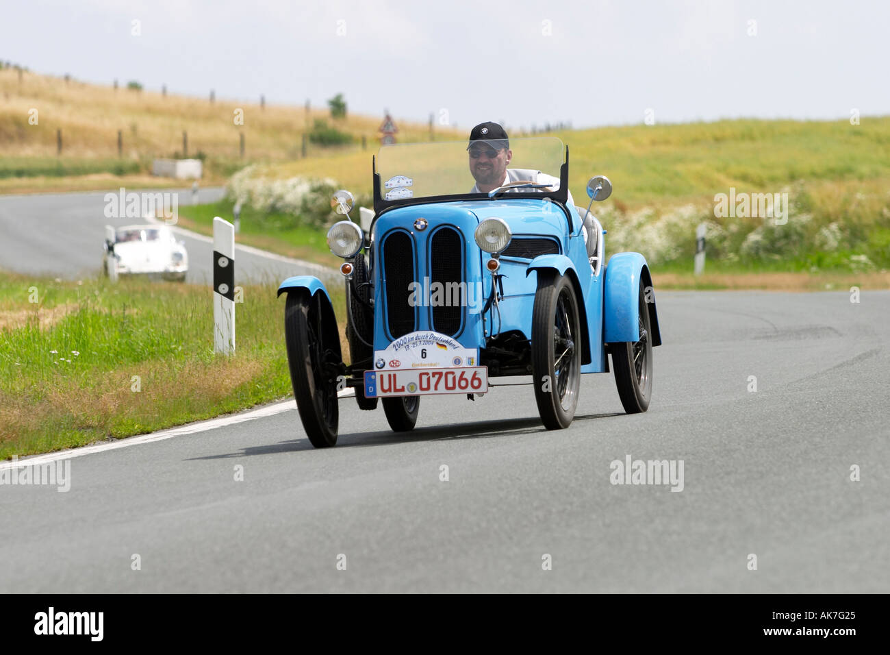 BMW vintage car at vintage car rallye 2000 km through germany Stock ...