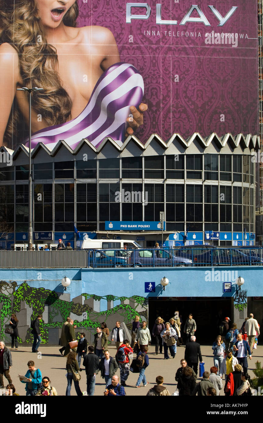 Billboard Warsaw Poland Stock Photo Alamy