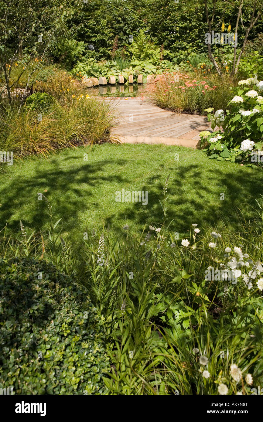 The Unwind Garden at the Hampton Court flower show Stock Photo - Alamy