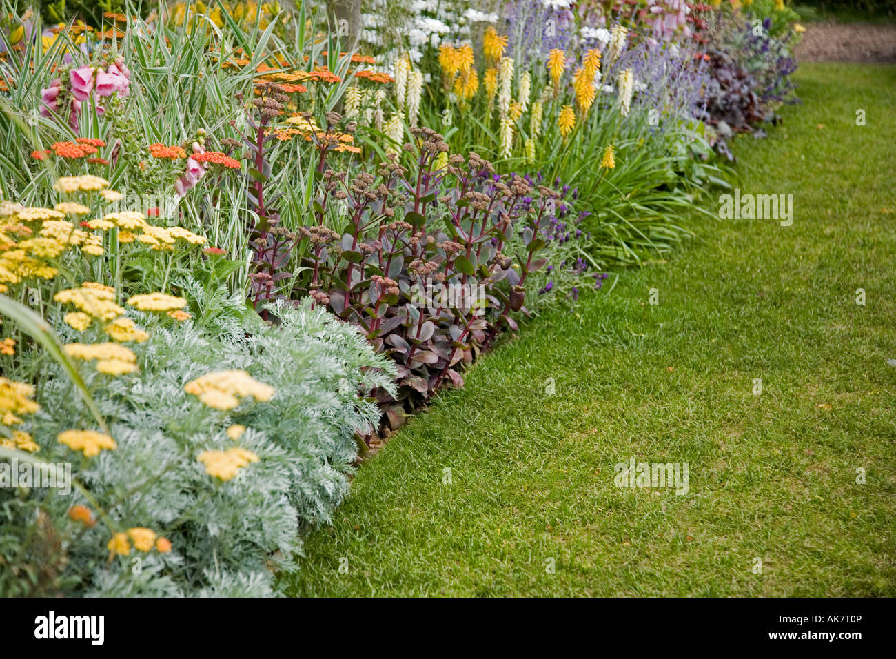 flower border in The Growing Schools Garden at Hampton Court Flower