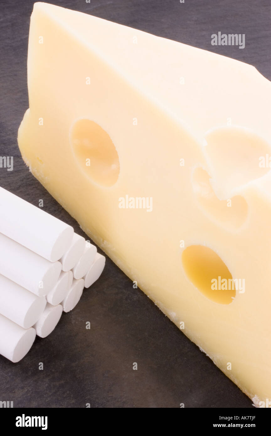 Chalk and cheese hi-res stock photography and images - Alamy