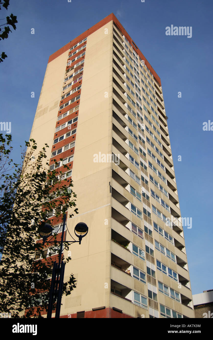 Highrise apartment building, Birmingham, West Midlands, England