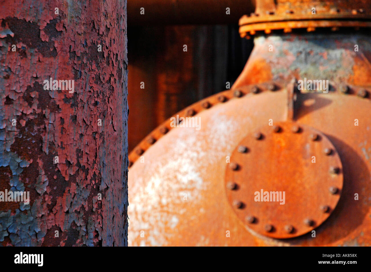 Iron kettle / Dortmund Stock Photo Alamy