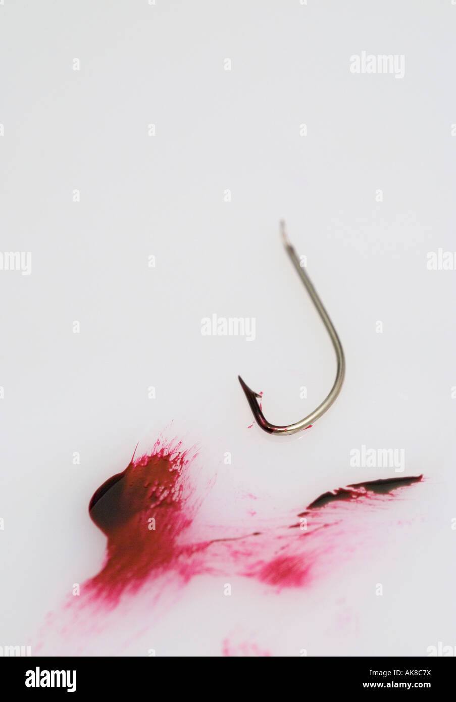 Hook fishing cruel cruelty hobby blood bloody angling hi-res stock  photography and images - Alamy
