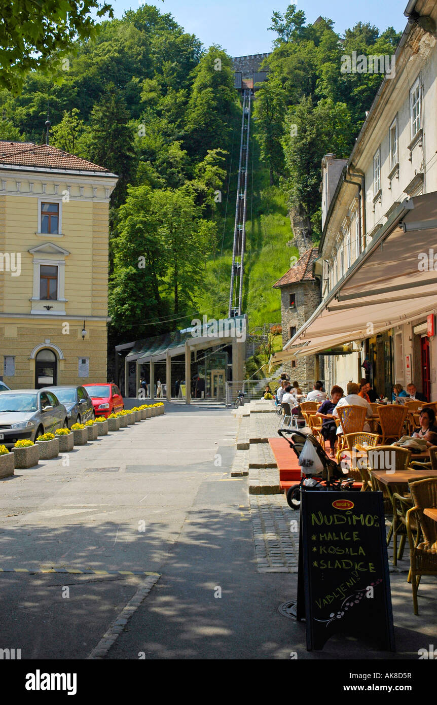 Cafe / Ljubljana Stock Photo Alamy