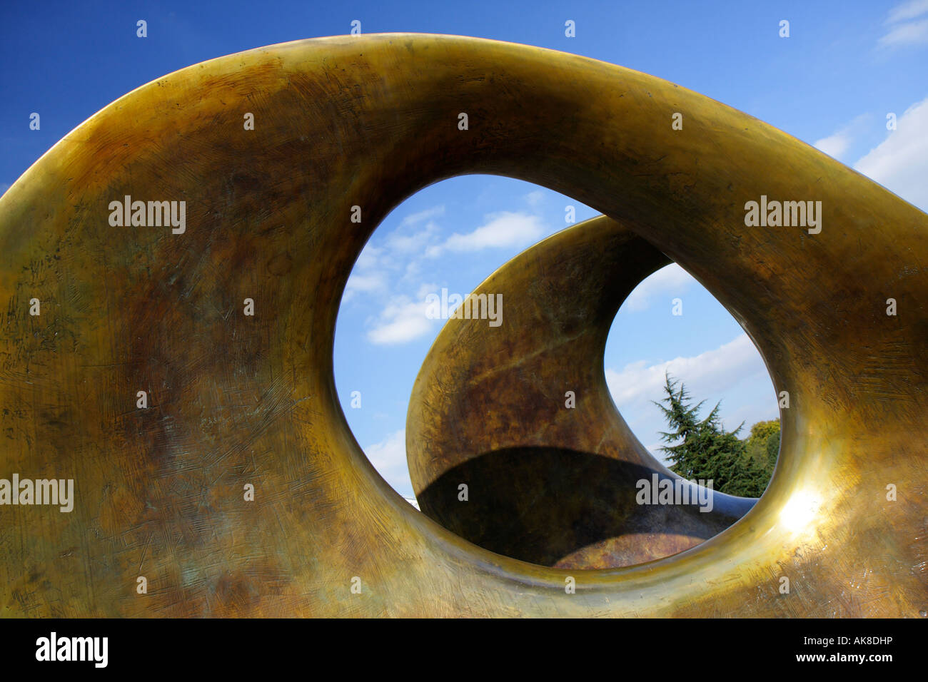 Henry Moore- Double Oval 2 Stock Photo