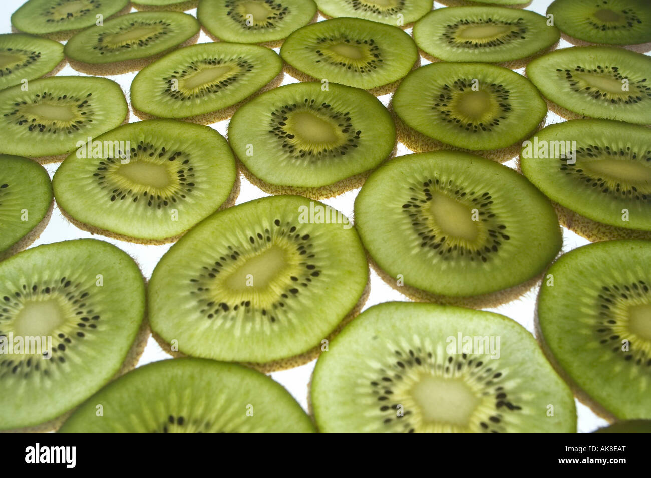 KIWI FRUIT SLICED BACKGROUND Stock Photo - Alamy