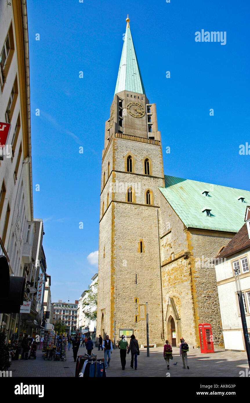 Nicolai Church / Bielefeld Stock Photo