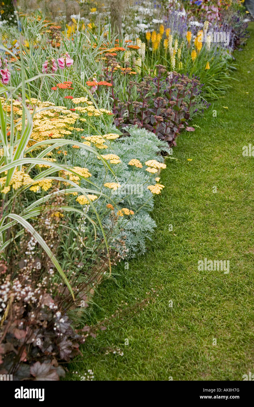 flower border in The Growing Schools Garden at Hampton Court Flower