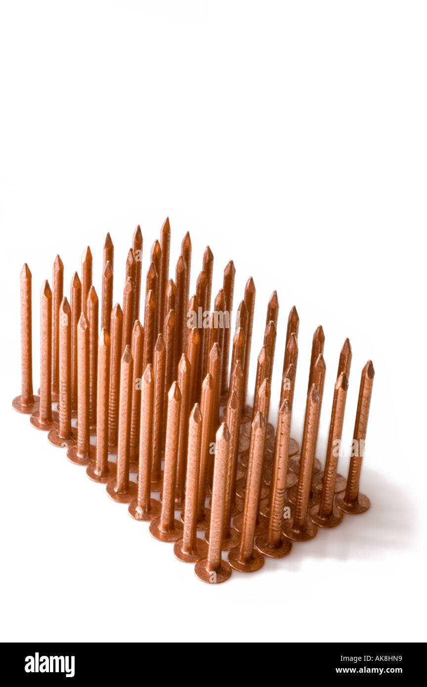 Bed of nails Stock Photo Alamy