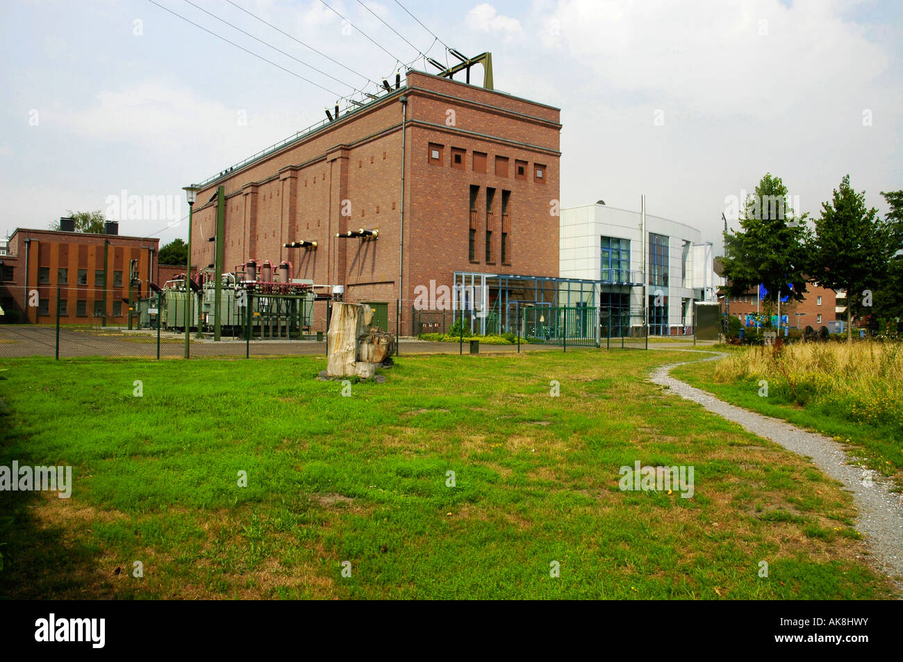 Transformer Station Recklinghausen Stock Photo