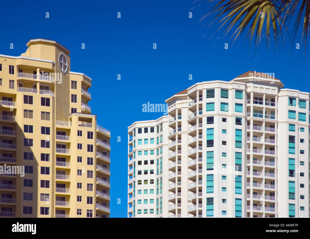 Luxury condo buildings Stock Photo