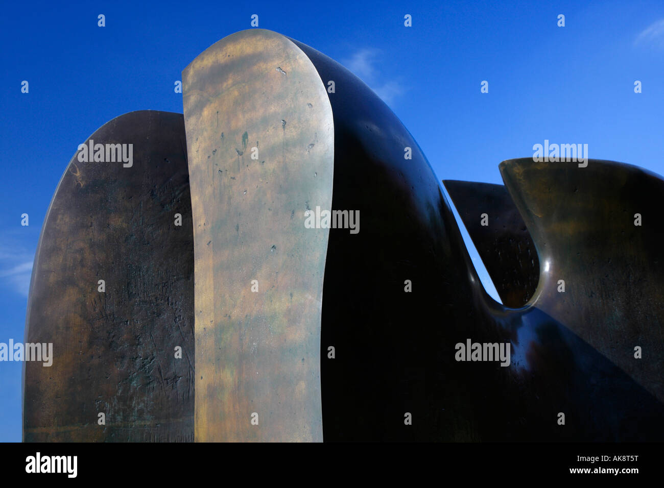 Henry Moore- Knife Edge Two Piece 2 Stock Photo
