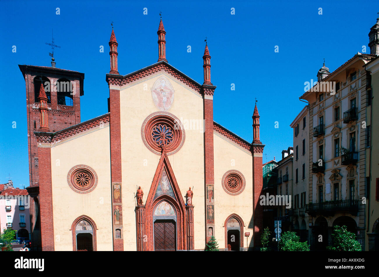 Duomo San Donato / Pinerolo Stock Photo