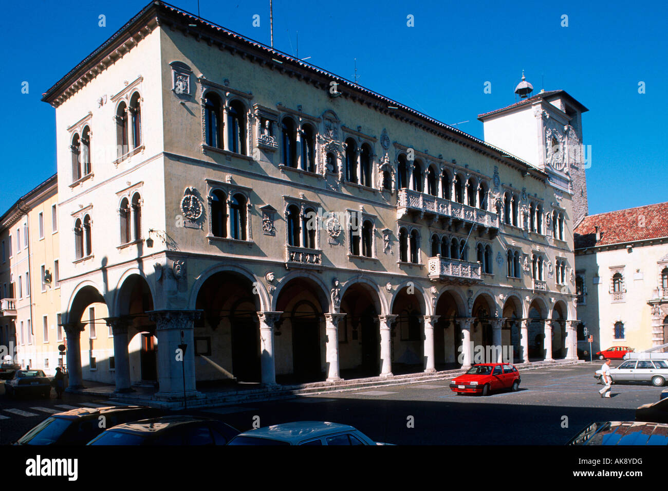 Palazzo Rettori / Belluno Stock Photo
