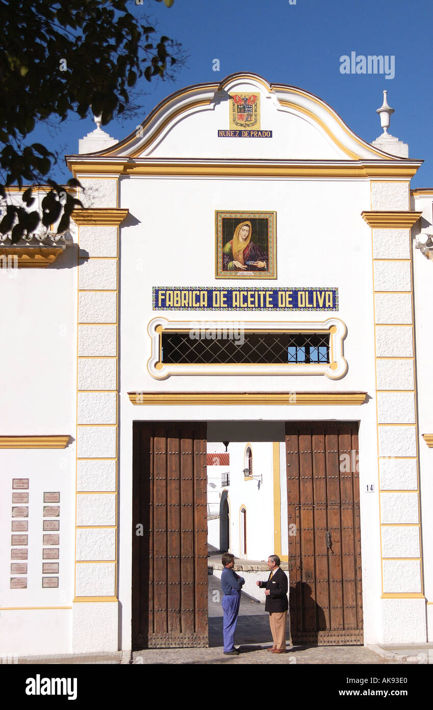 Spain Cordoba factory where the Nuñez de Prado olive oil is made at