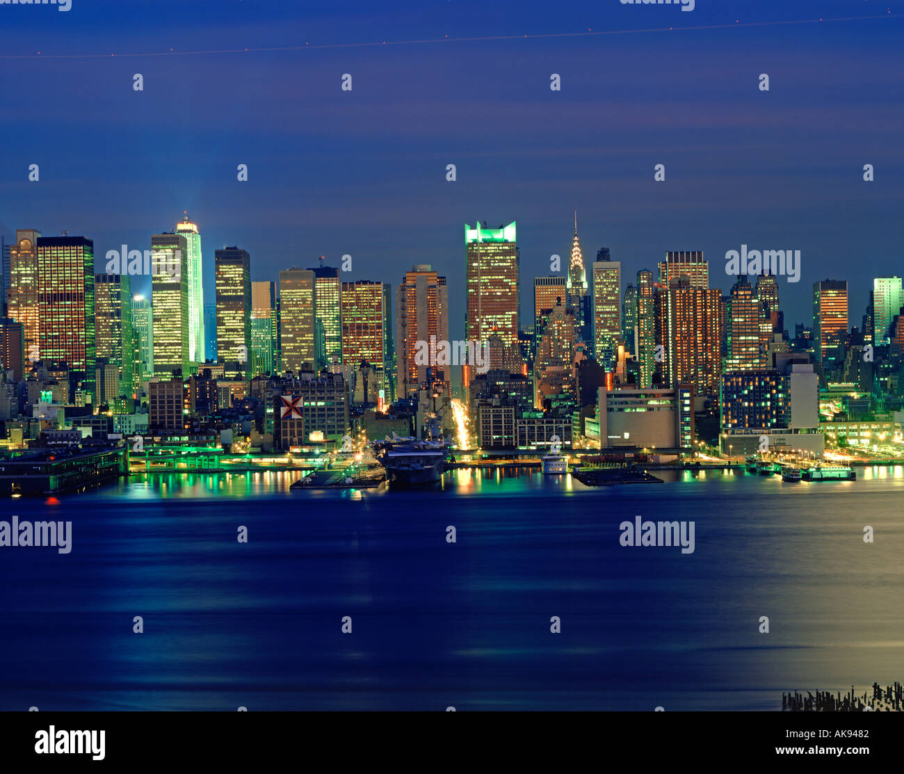 New York City skyline Stock Photo - Alamy