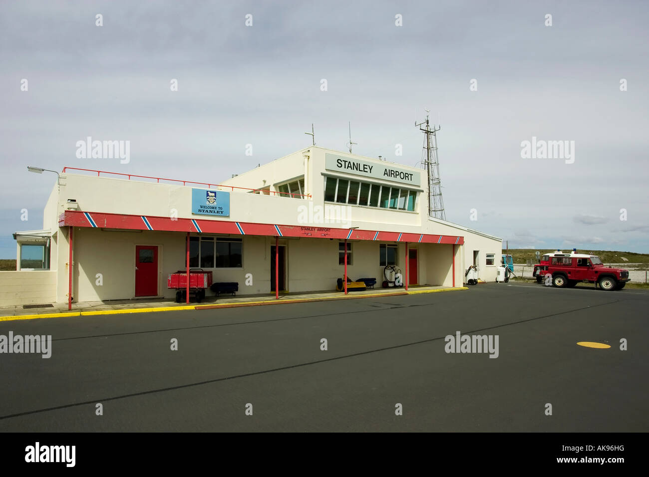 The small airport at Port Stanley Stanley the capital of the Falkland Islands This was the ex The small airport at Port Stanley Stanley the capital of the Falkland Islands This was the ex