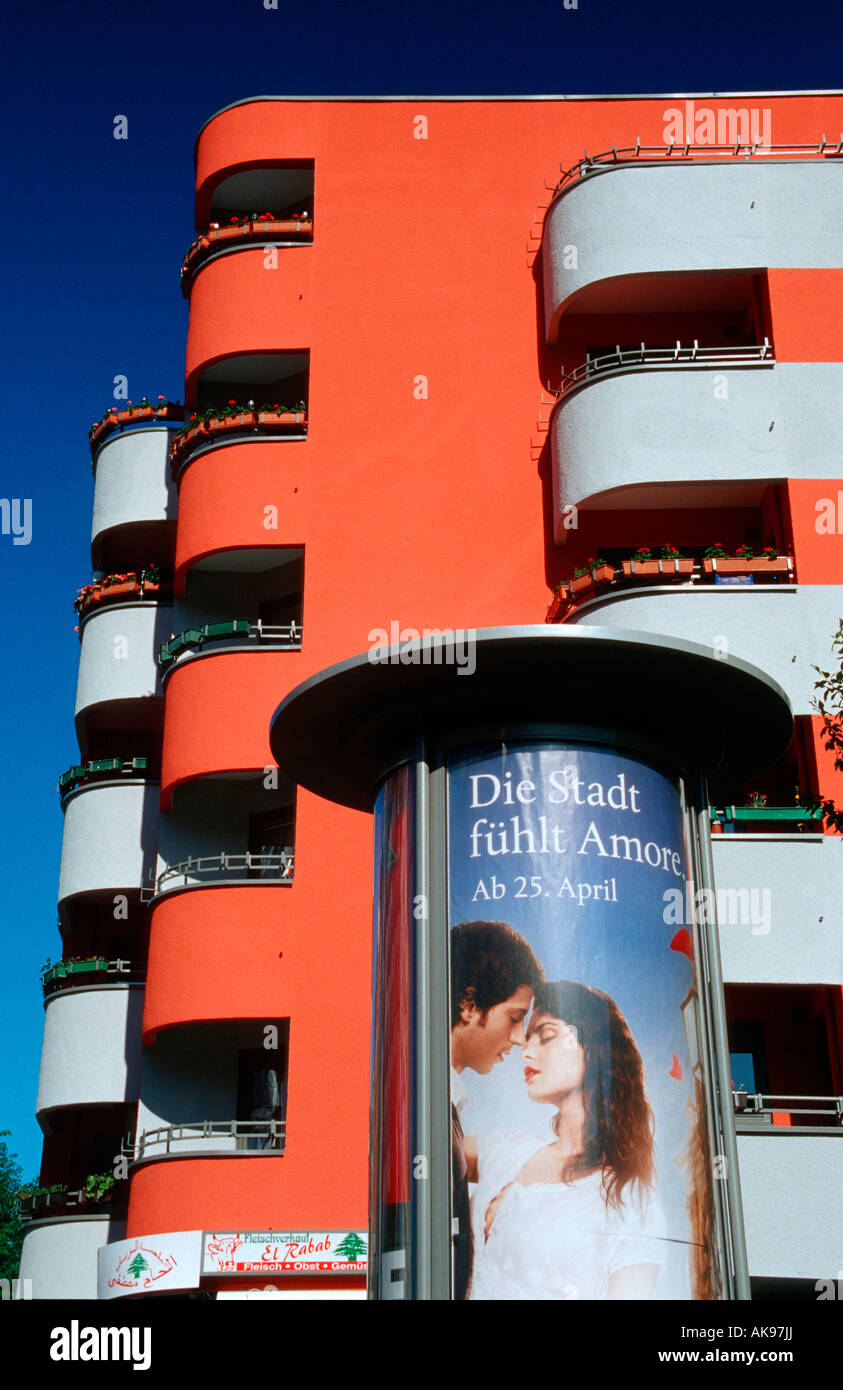 Advertising column / Berlin Stock Photo - Alamy