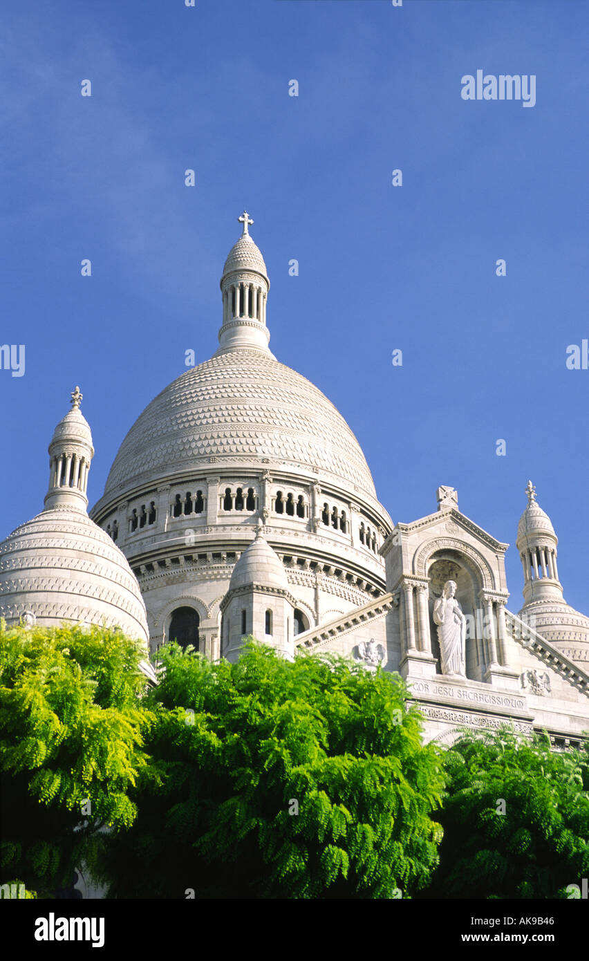 Sacre Coeur, Montmartre, Paris, France Stock Photo