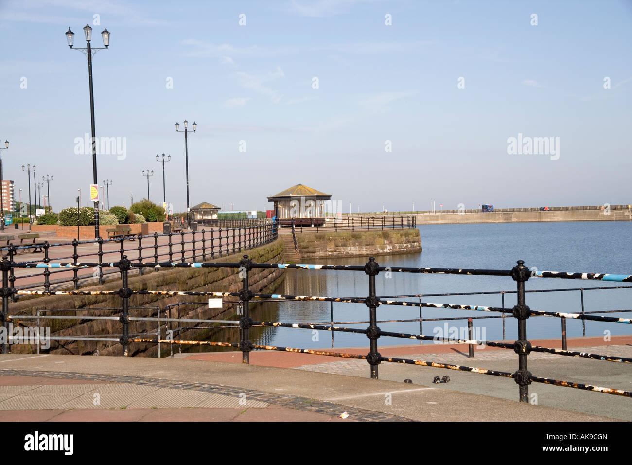 New Brighton promenade, Wallasey, Wirral, England Stock Photo Alamy