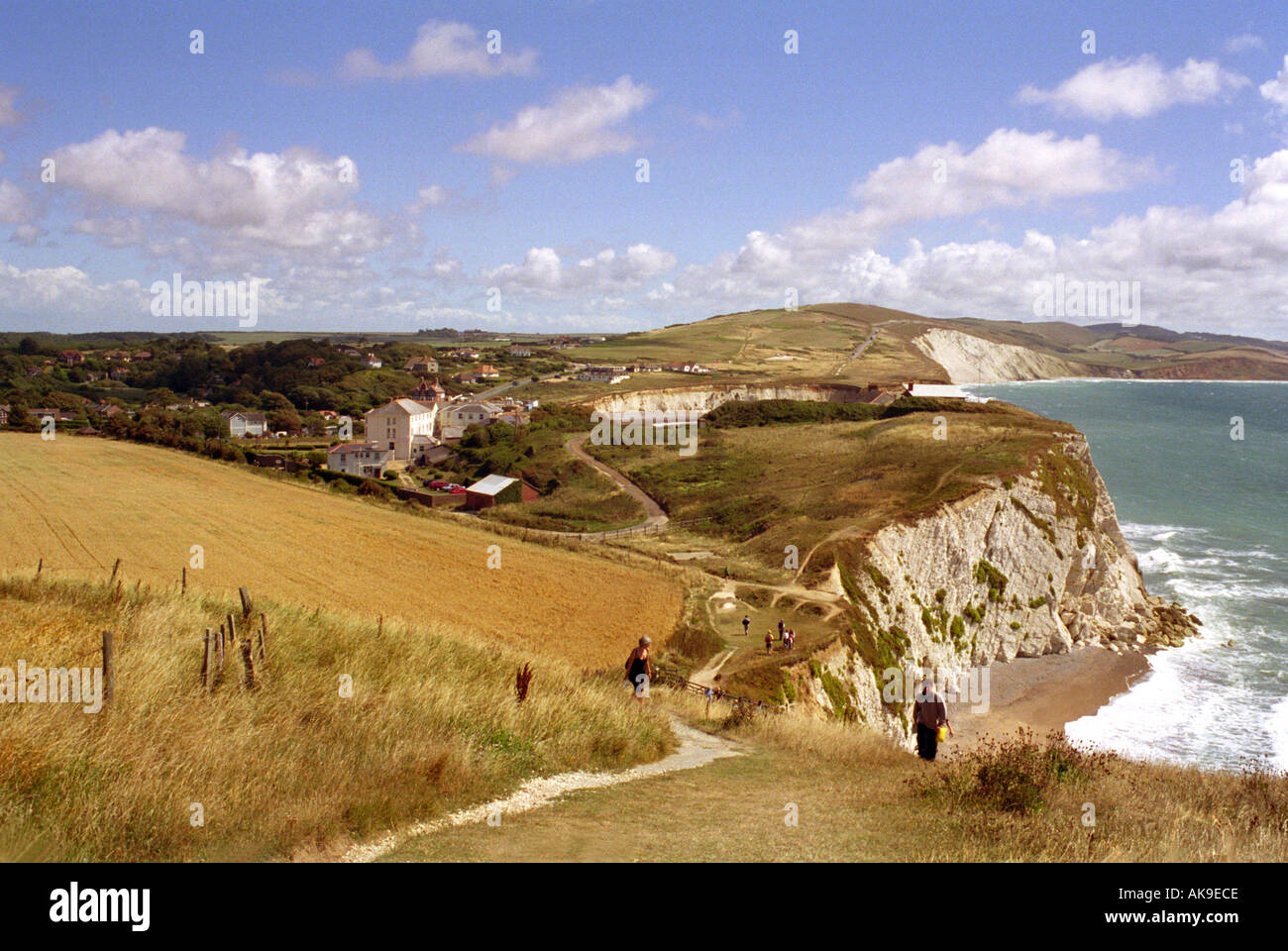 Tennyson Down Isle of Wight UK  Stock Photo