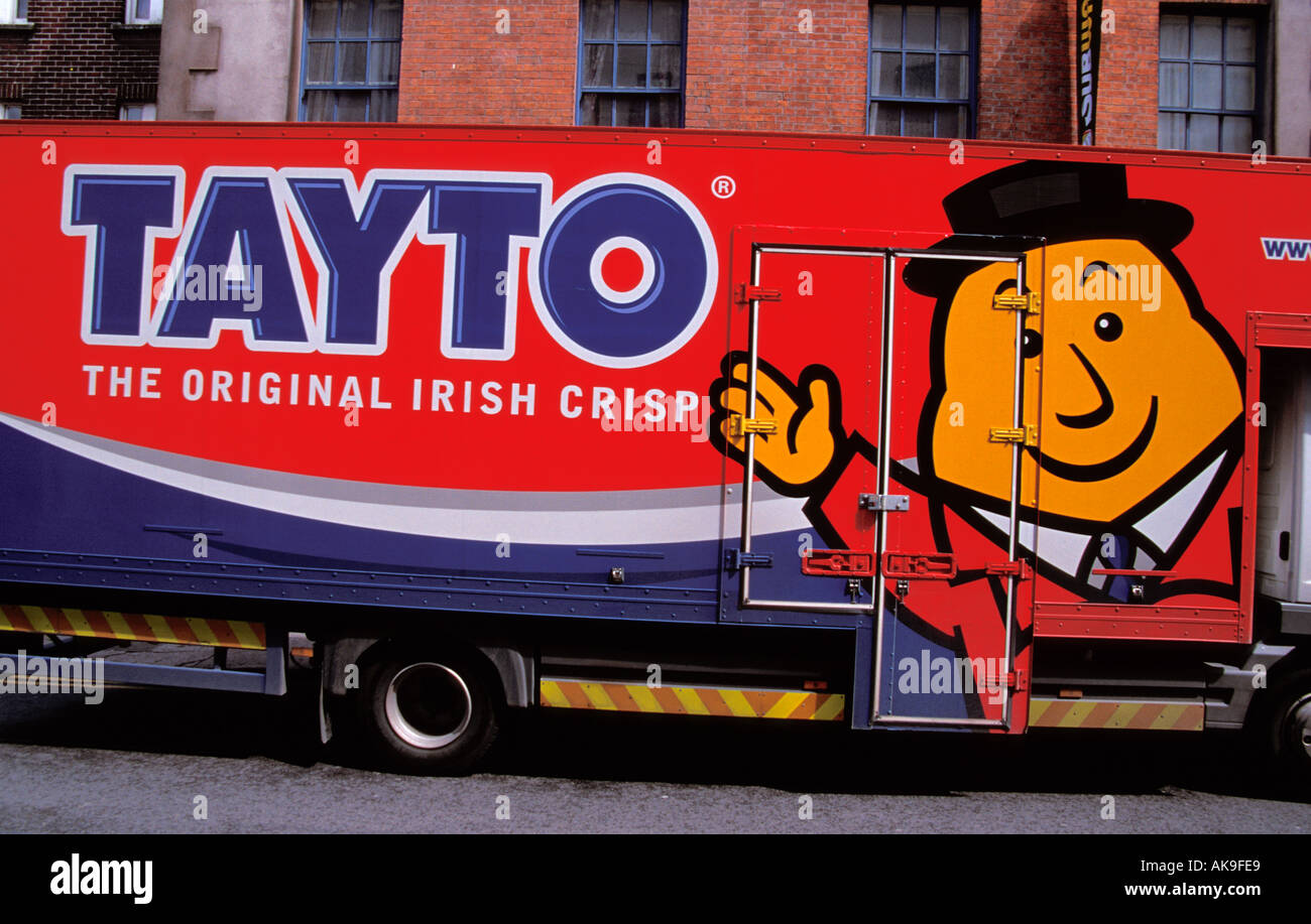 Cork City Ireland Tayto Potato Crisp Chip delivery Stock Photo Alamy