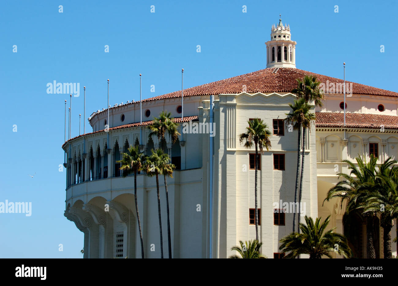 Details of Casino Building Avalon Harbor Catalina Island California ...