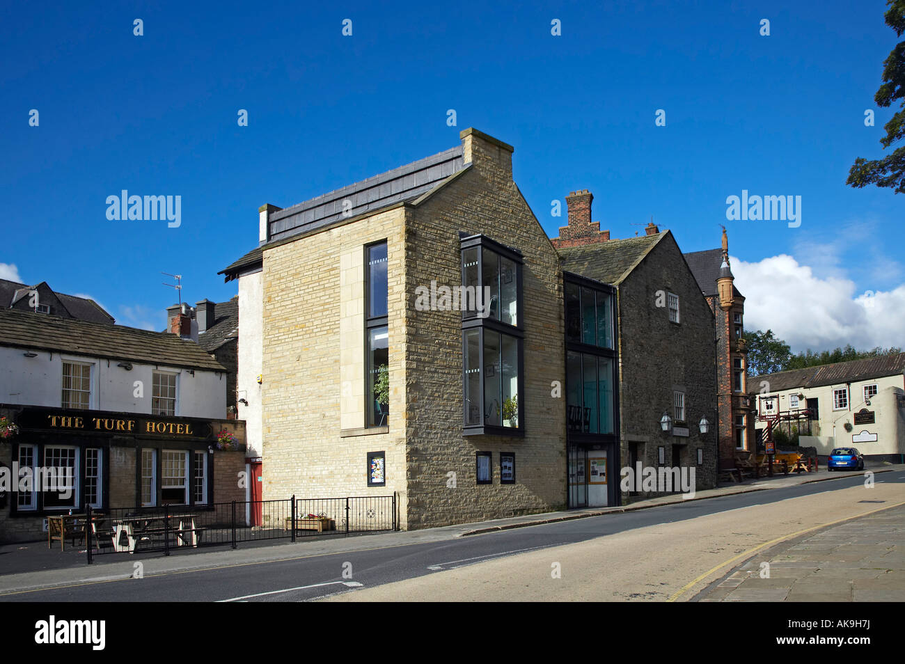 The Georgian Theatre and extension Richmond North Yorkshire Stock Photo