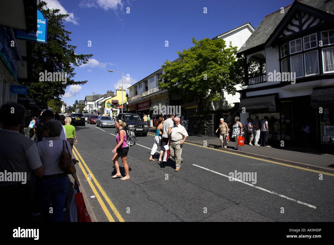 Views around Bowness on Windermere Stock Photo Alamy