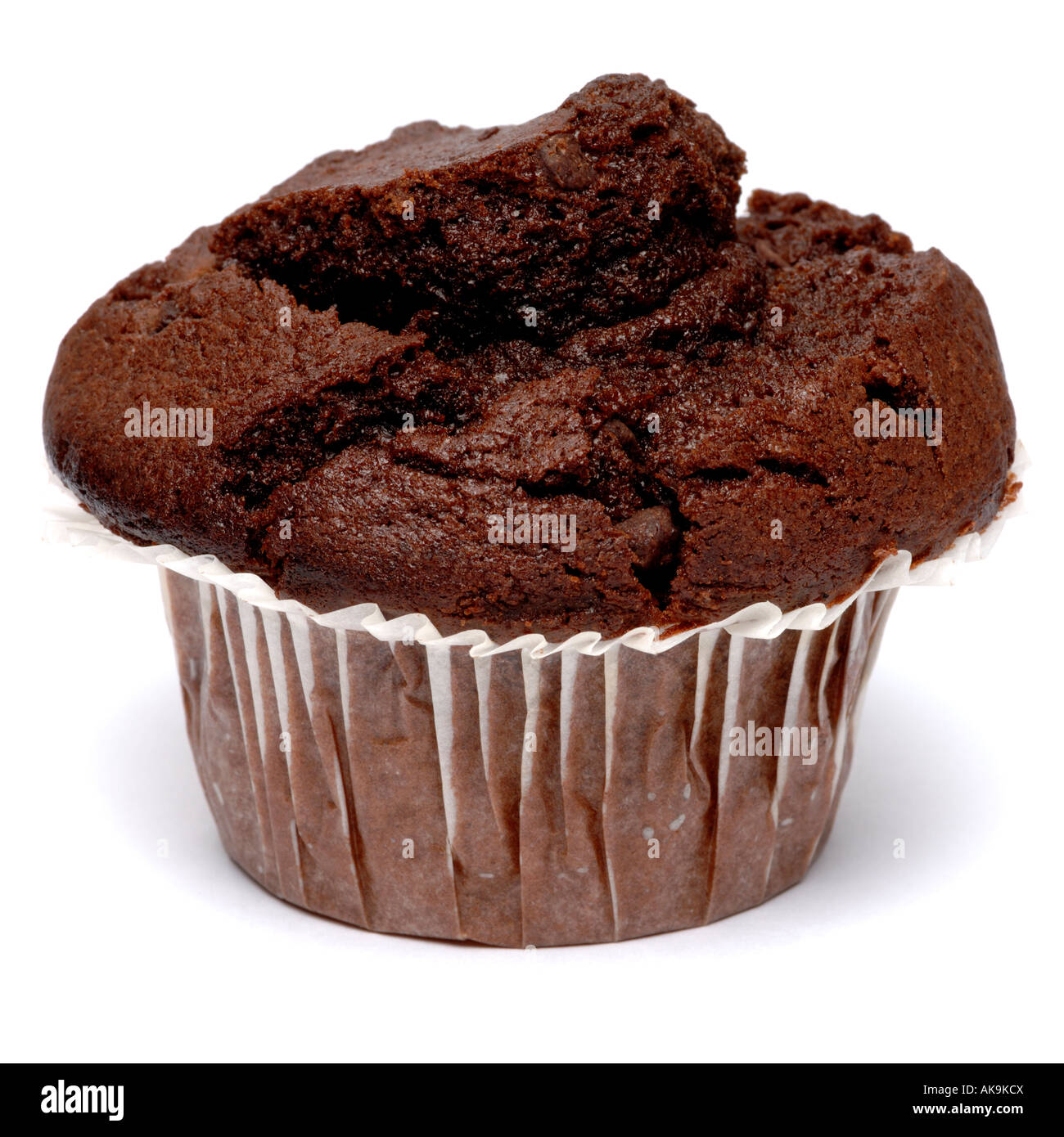 Chocolate muffin Stock Photo