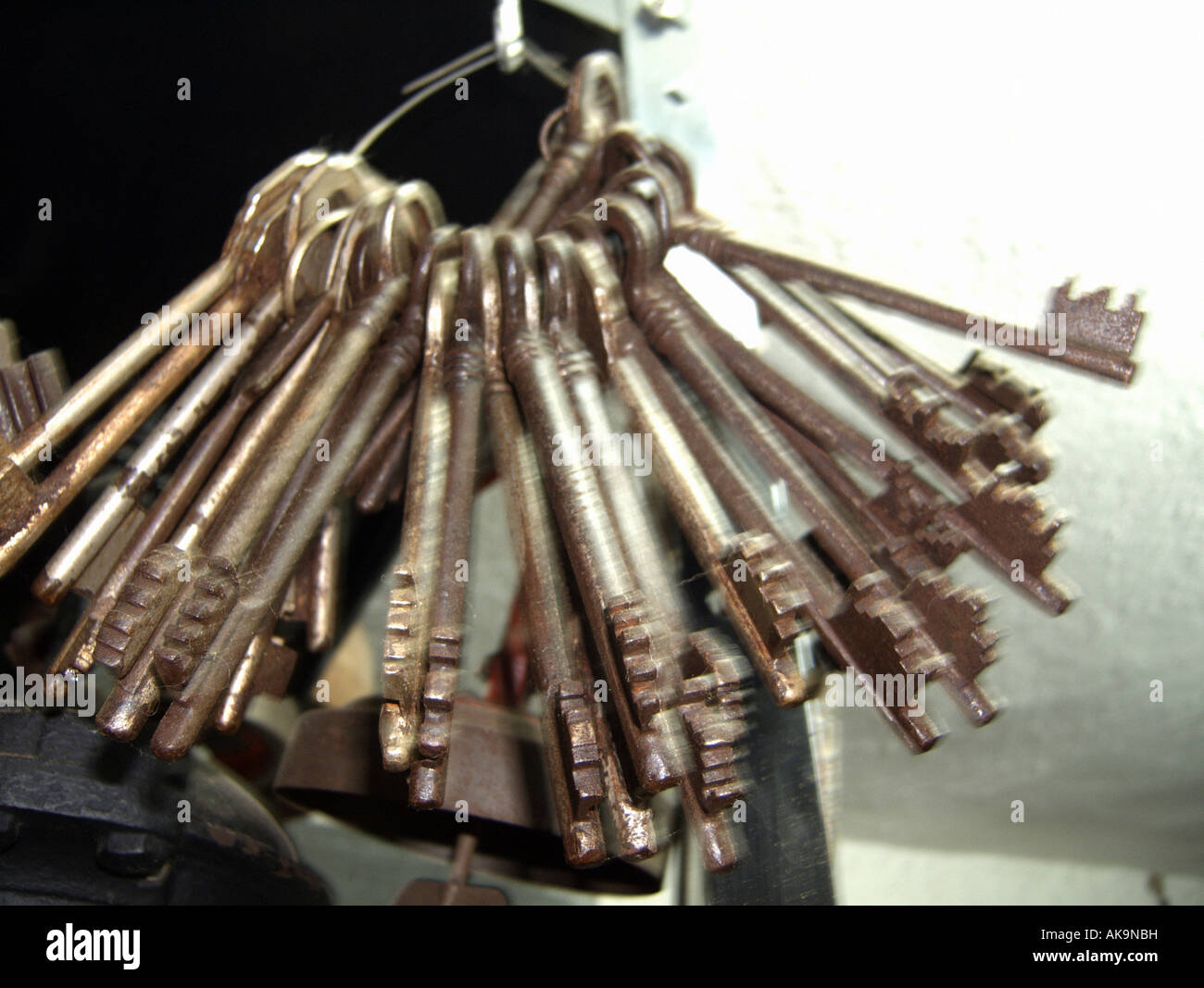 A collection of old fashioned keys Stock Photo Alamy