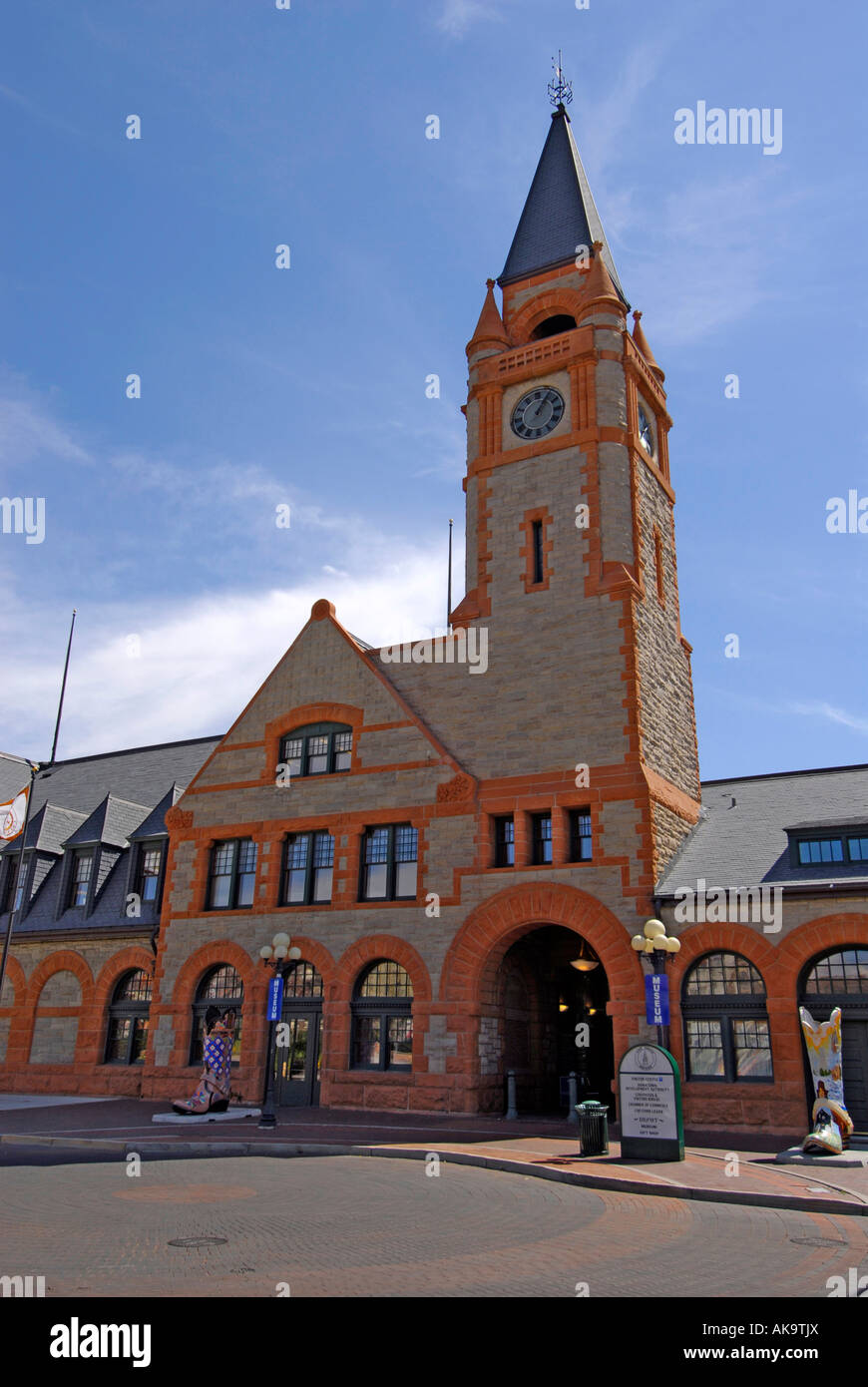 Downtown city at Cheyenne Wyoming WY Stock Photo - Alamy