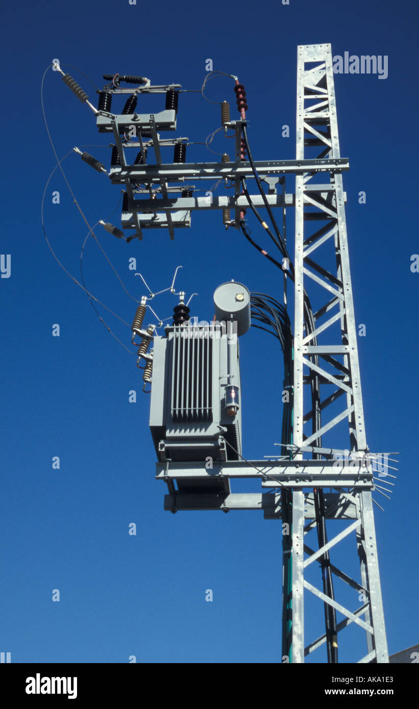 Electricity Pillar 1 Stock Photo - Alamy