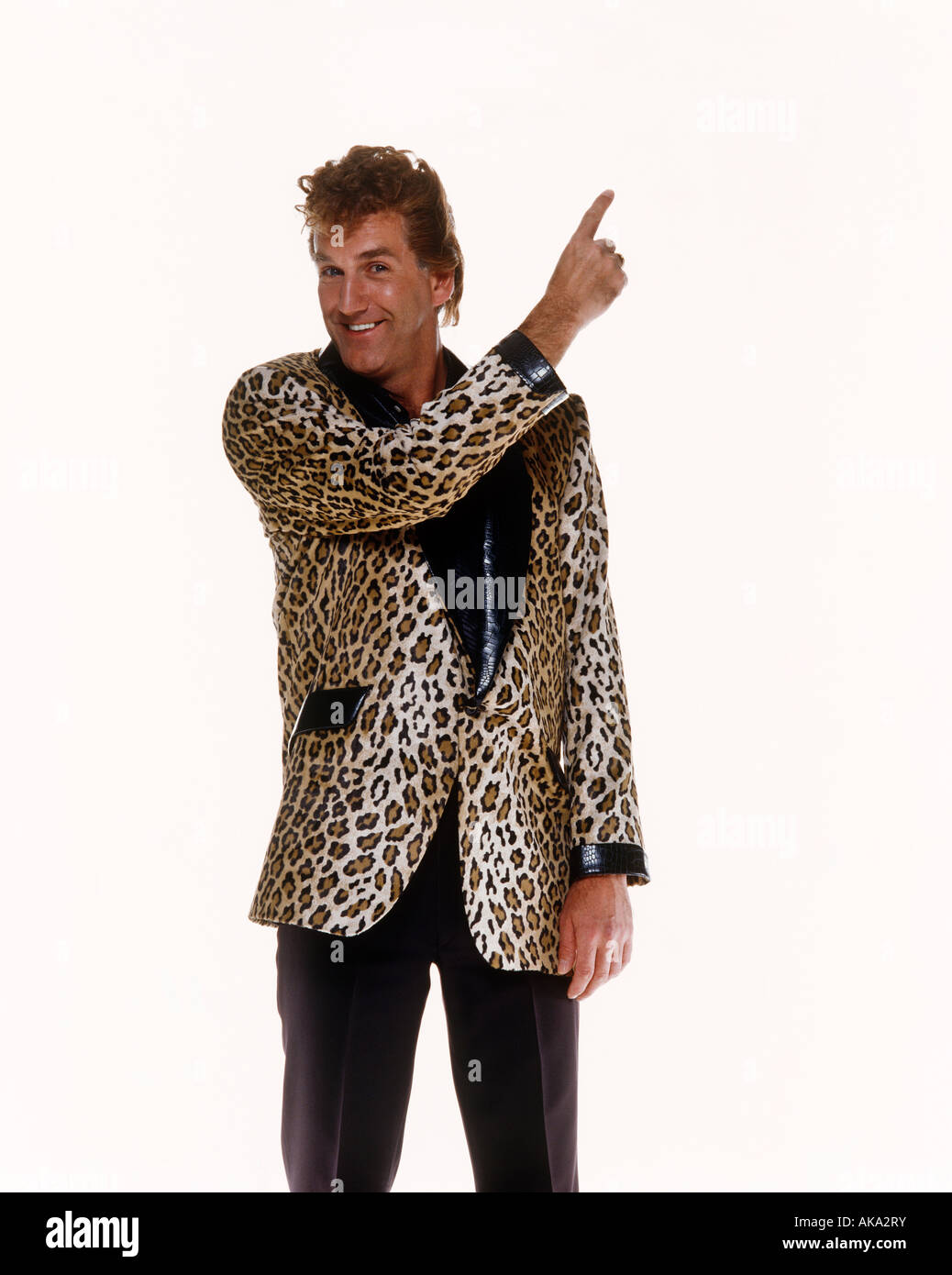 Russ Abbot Dressed As A Teddy Boy Stock Photo Alamy