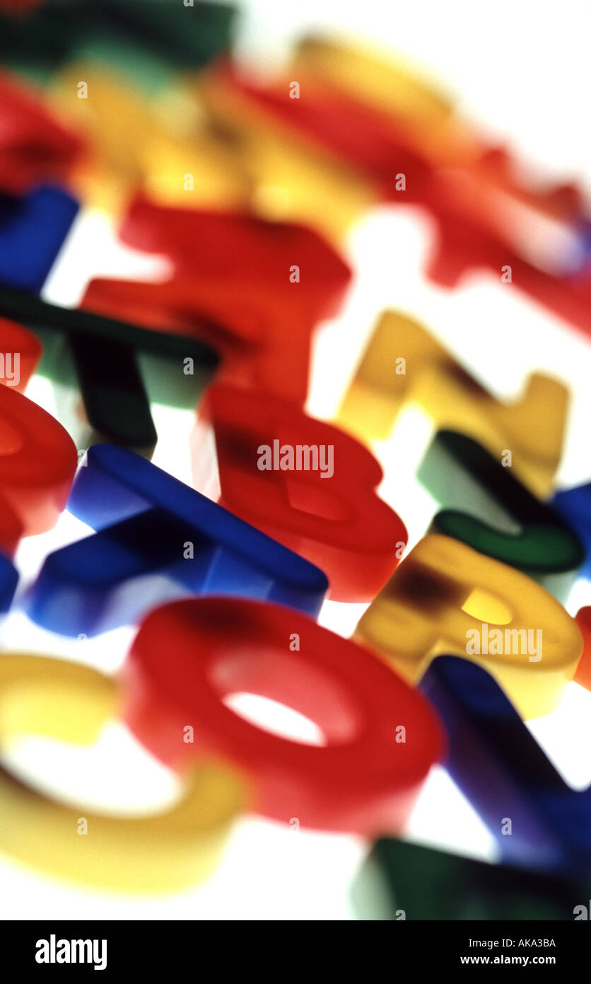 Children alphabet letters hi-res stock photography and images - Alamy