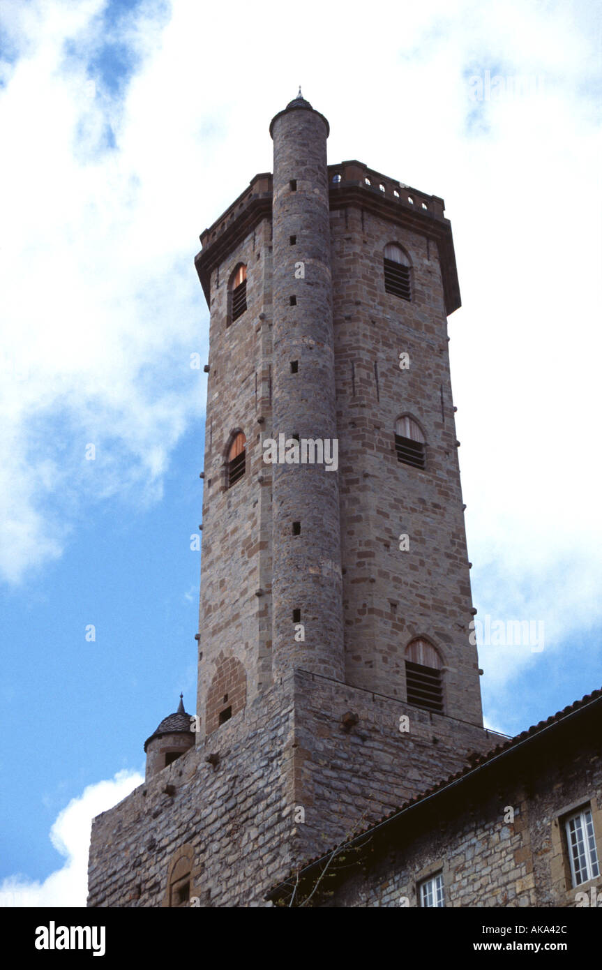 17th Century Beffroi with octagonal tower at Millau Stock Photo - Alamy