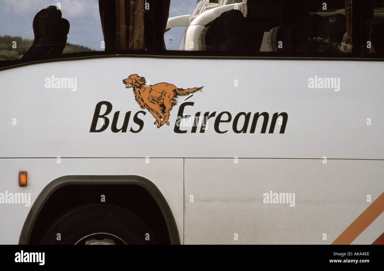 Bantry Co Cork Ireland Bus Eireann logo Stock Photo