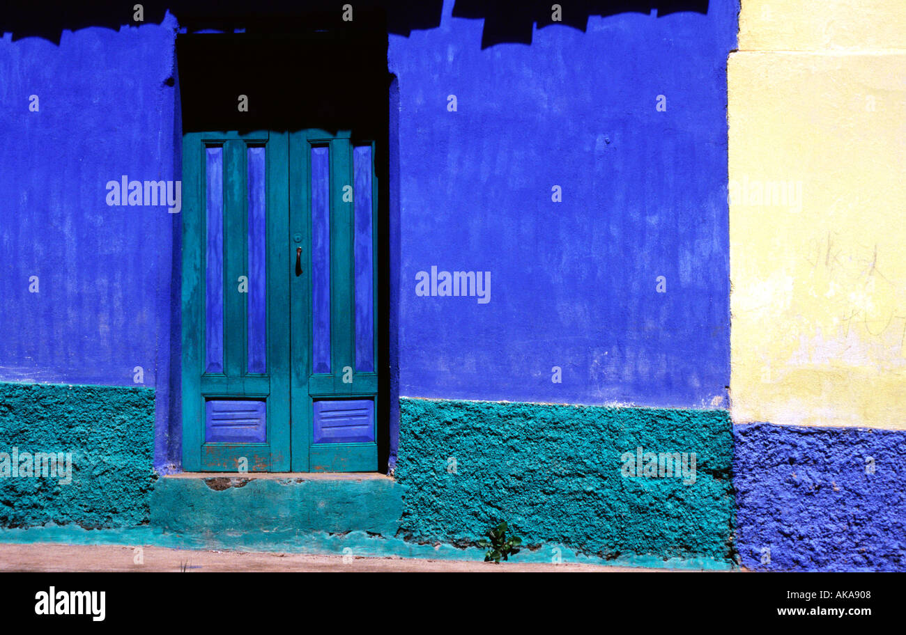 House detail. Chichicastenango. Guatemala Stock Photo