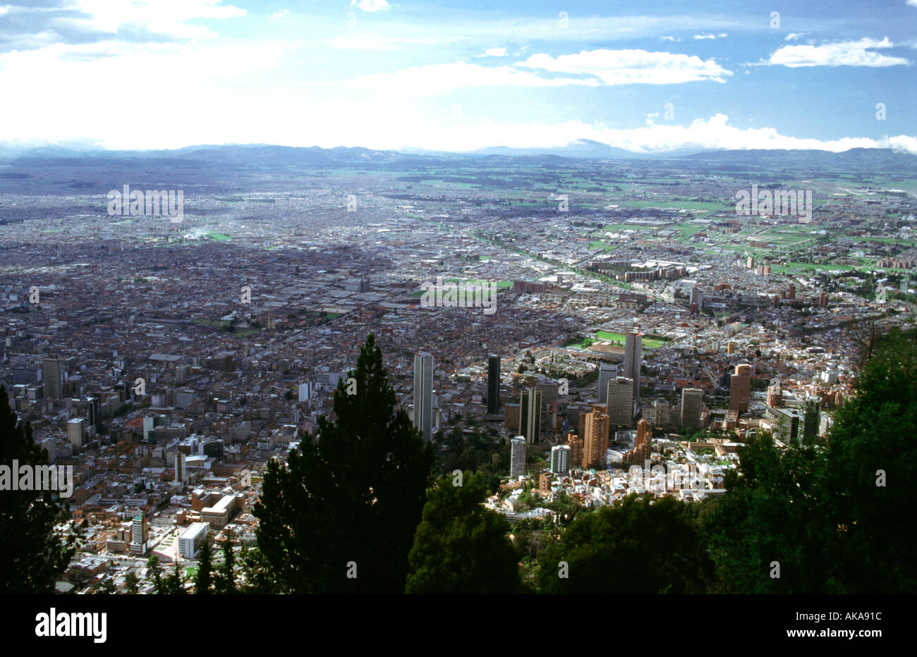 Santa Fe de Bogota.View from Monserrate hill.Colombia Stock Photo