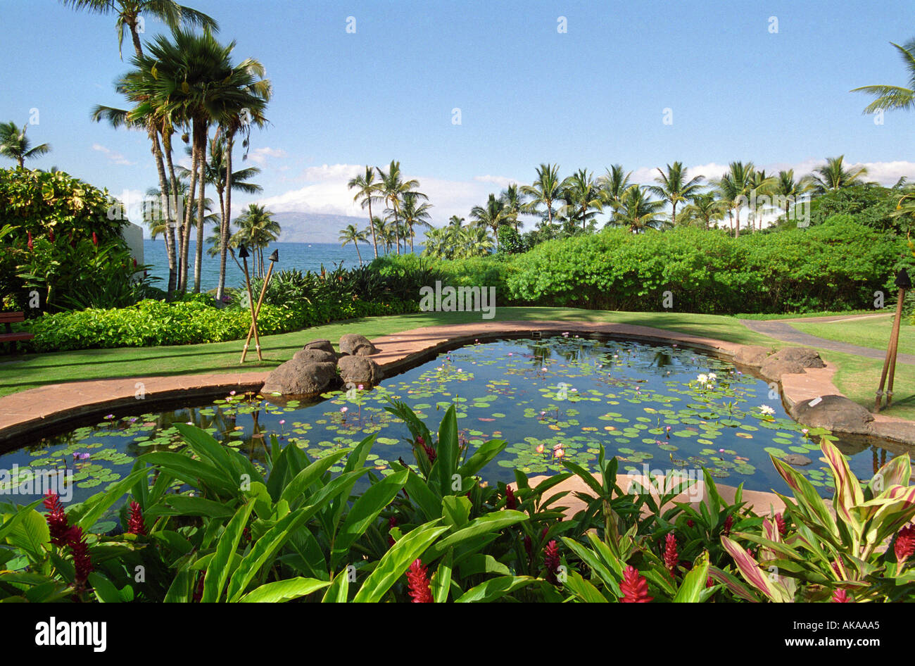 Maui Hawaii Resort Stock Photo