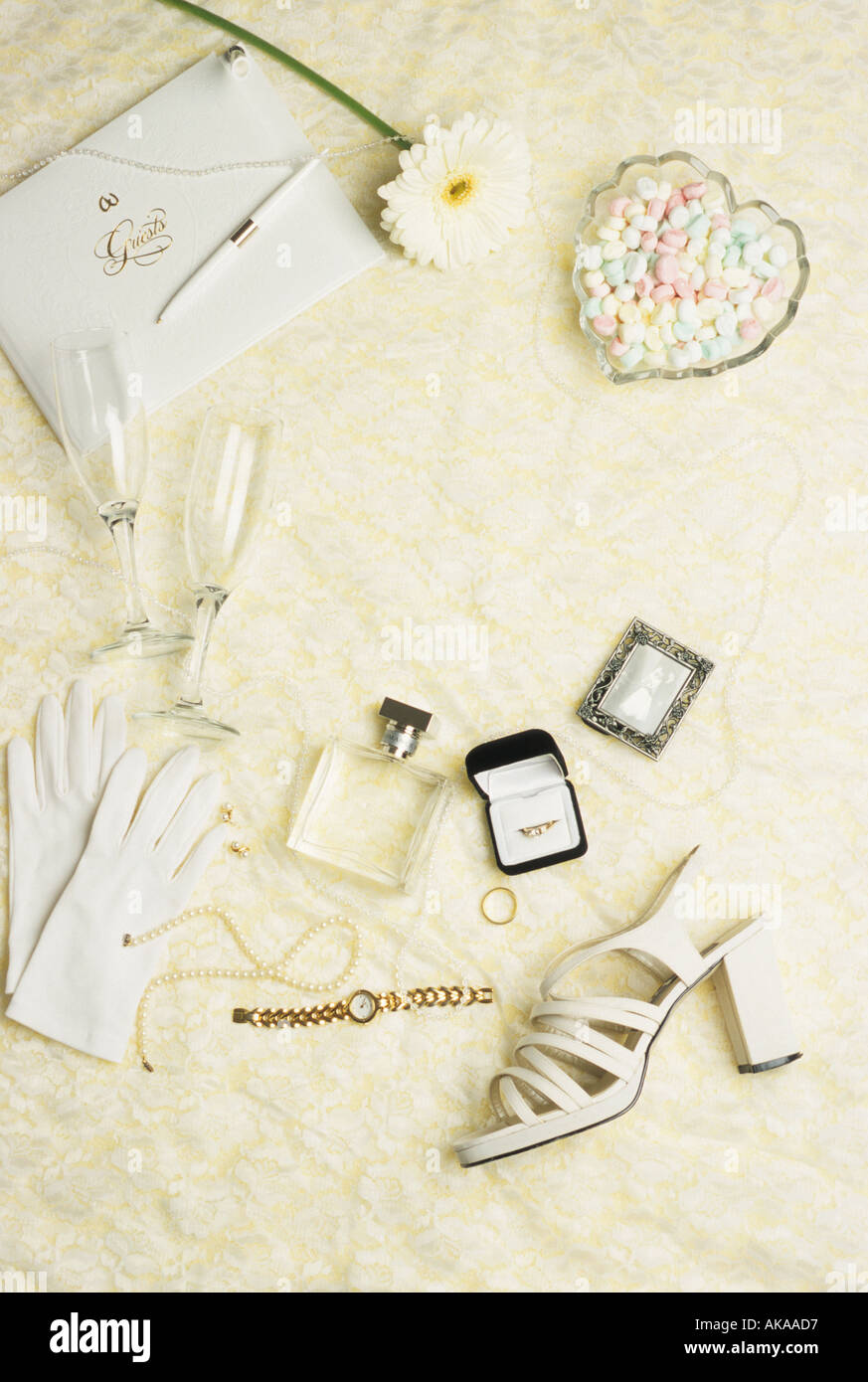 Wedding Accessories Stock Photo